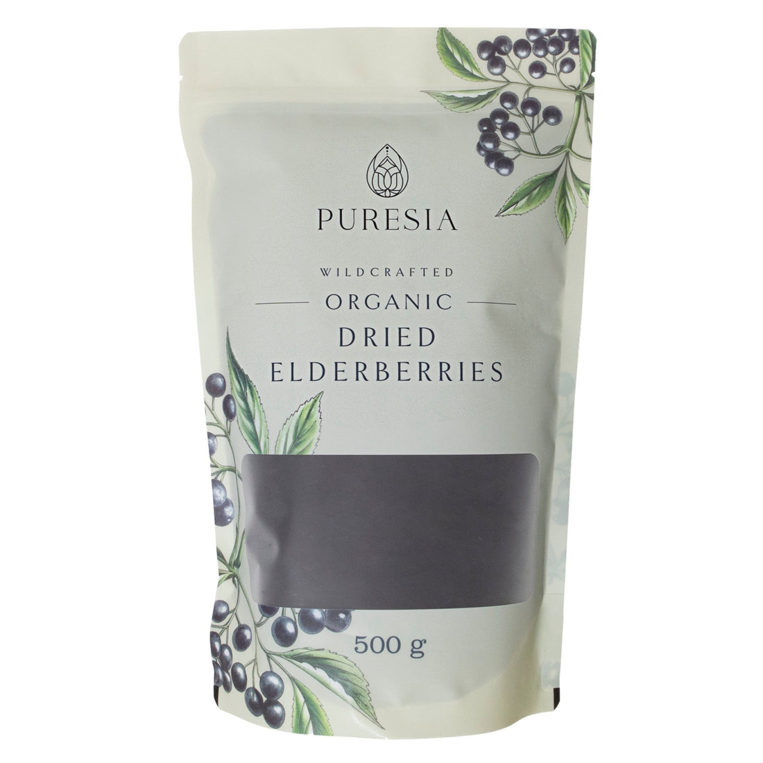 Organic Dried Elderberries 500g