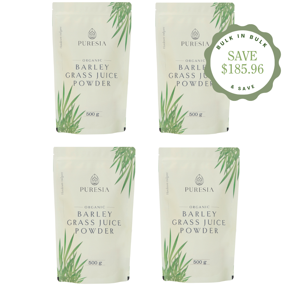 2kg Organic Barley Grass Juice Powder- Bulk Puresia