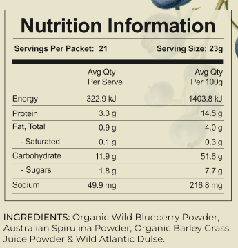500g Heavy Metal Detox Smoothie Mix