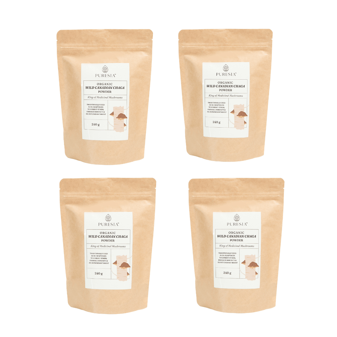 960g Organic Wild Canadian Chaga Powder- Bulk